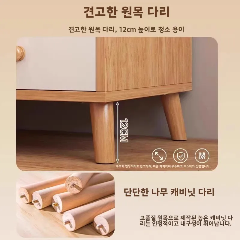 Bedside Table Small Bedroom Modern Simple Locker Home Shelf Simple Storage Mini Cabinet Nightstand