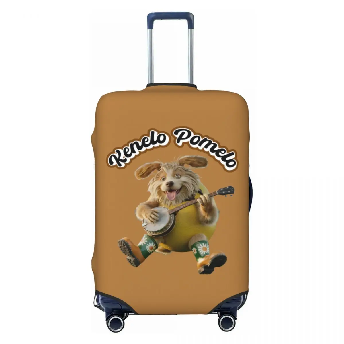 

Custom Kenelo Pomelo Italian Brainrot Travel Luggage Cover Dust Proof Suitcase Cover Protector Fit 18-32 Inch