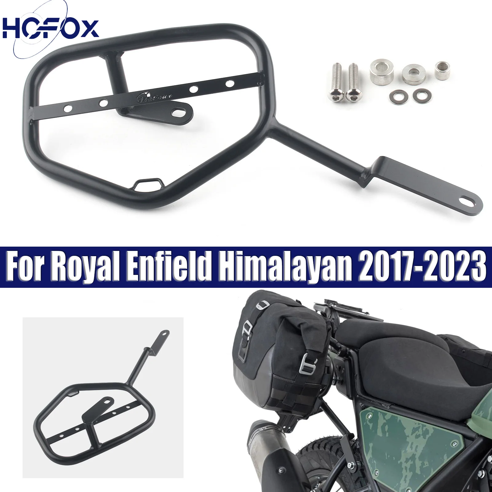 

For Royal Enfield Himalayan 2017-2023 Motorcycle Accessories Left Right Side Saddle Bag Side Trunk Bag Holder Support Bracket