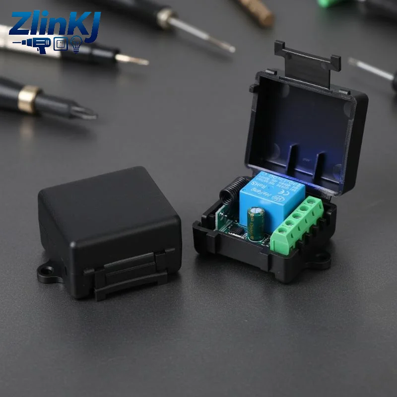 DC12V Wireless Relay Control Board 433.92M Remote Module Interlock Feature for Motor Lamp Electric Door Lock