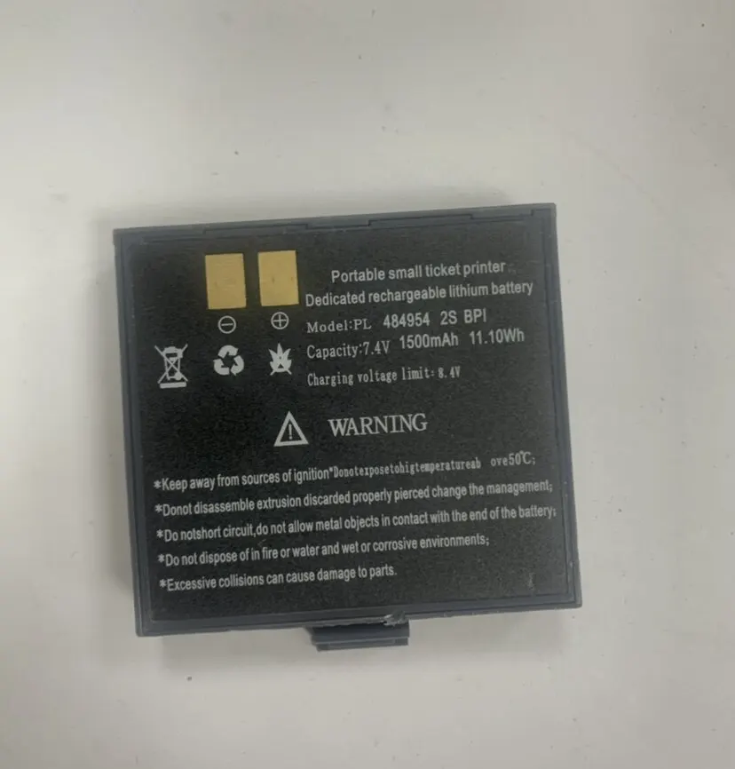 for Portable Printer PL484954 2S BPI 7.4V Original Disassembled Lithium Battery