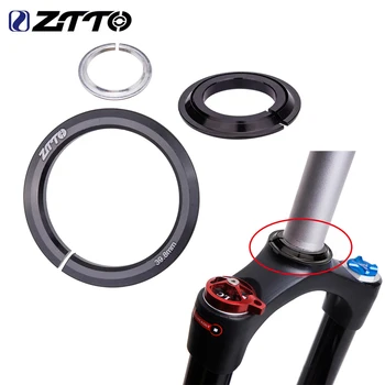 ZTTO 1.5 אינץ 'מכונת כביסה לאופניים ראש אופניים 1 1/8 בסיס מרווח כתר רייס 28.6mm 39.8mm מזלג מחודד מזלג ישר 45 מעלות