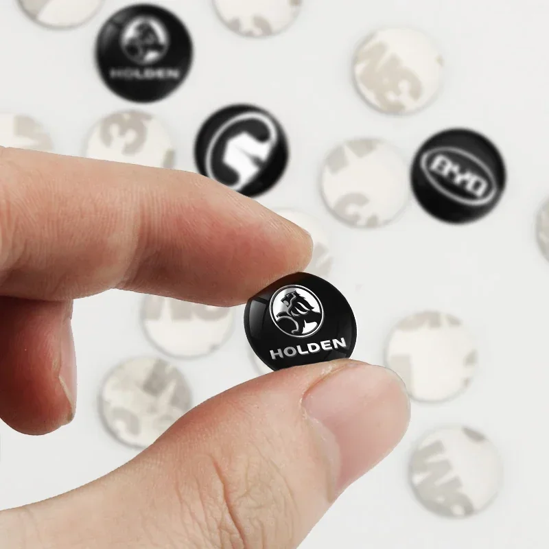 جديد 11 مللي متر 14 مللي متر شعار سيارة ملصق لسيارة مفتاح تحكم عن بعد لسيارات BMW M E46 E39 E90 E60 E36 F30 F10 E34 E30 M3 M4 M5 X5 X6 X7 #6