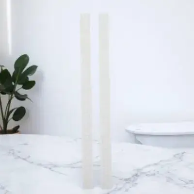

2 Pcs Biscuit Balance Ruler 3mm Transparent Acrylic Measuring Dough Roller Kitchen Baking Tool Pastry Rolling Pin for Dough