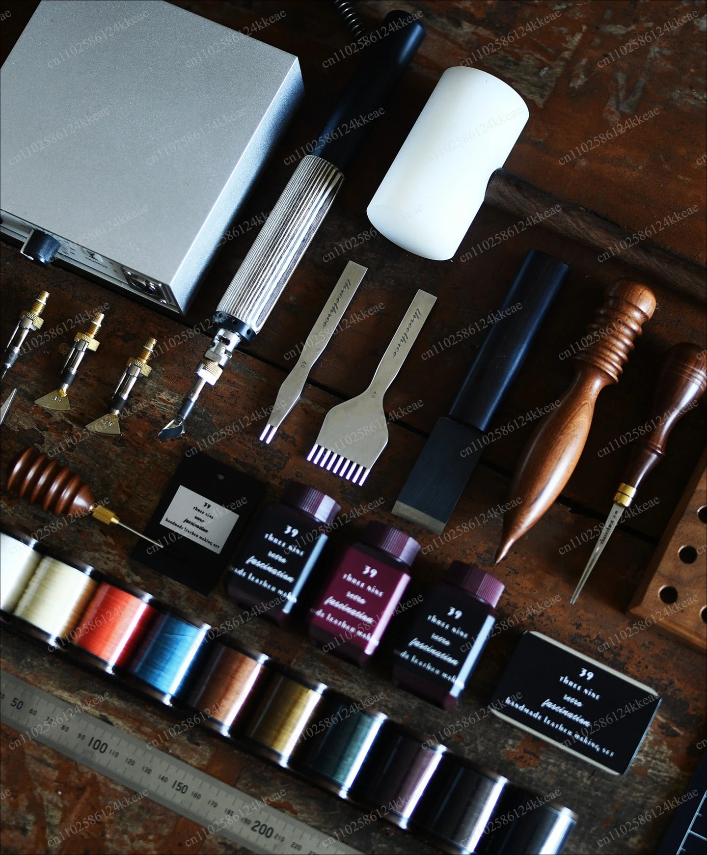 Handmade leather tool set DIY material bag leather edge ironing machine tool