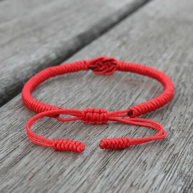 Bracelet Braided Rope Thread Adjust Handmade for Father Mom Lovers