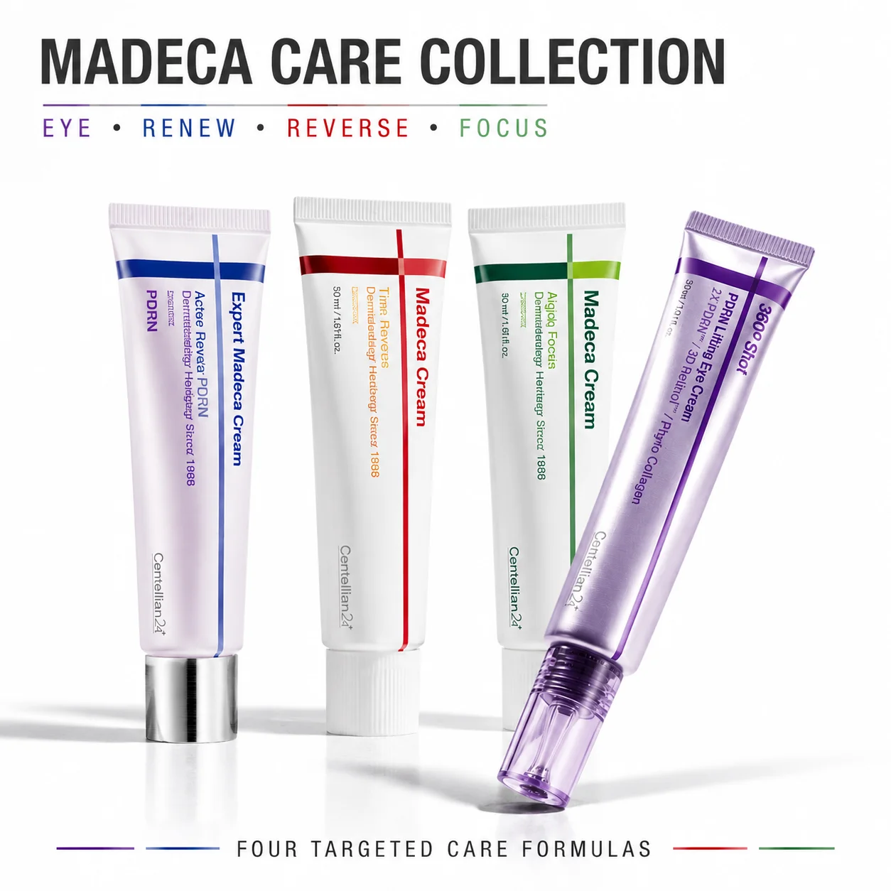 HOT!!! Centellian24 Madeca Time Reverse Cream/PDRN Cream/360 Shot Lifting Eye Cream/Focus Cream Deep Nourishing Hydrating