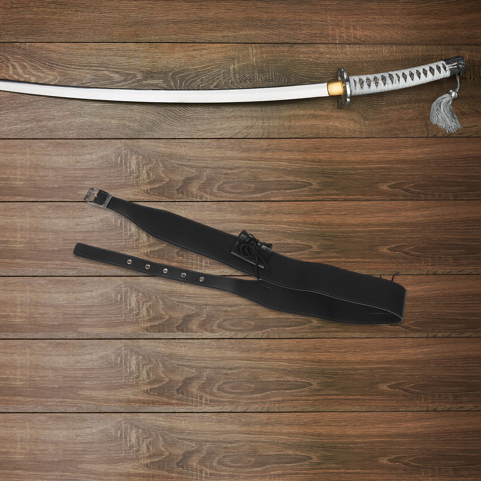 

Sword Shoulder Strap Adjustable Fake Belt Holder For Long Swords Medieval Japanese Chinese Fencing Gear