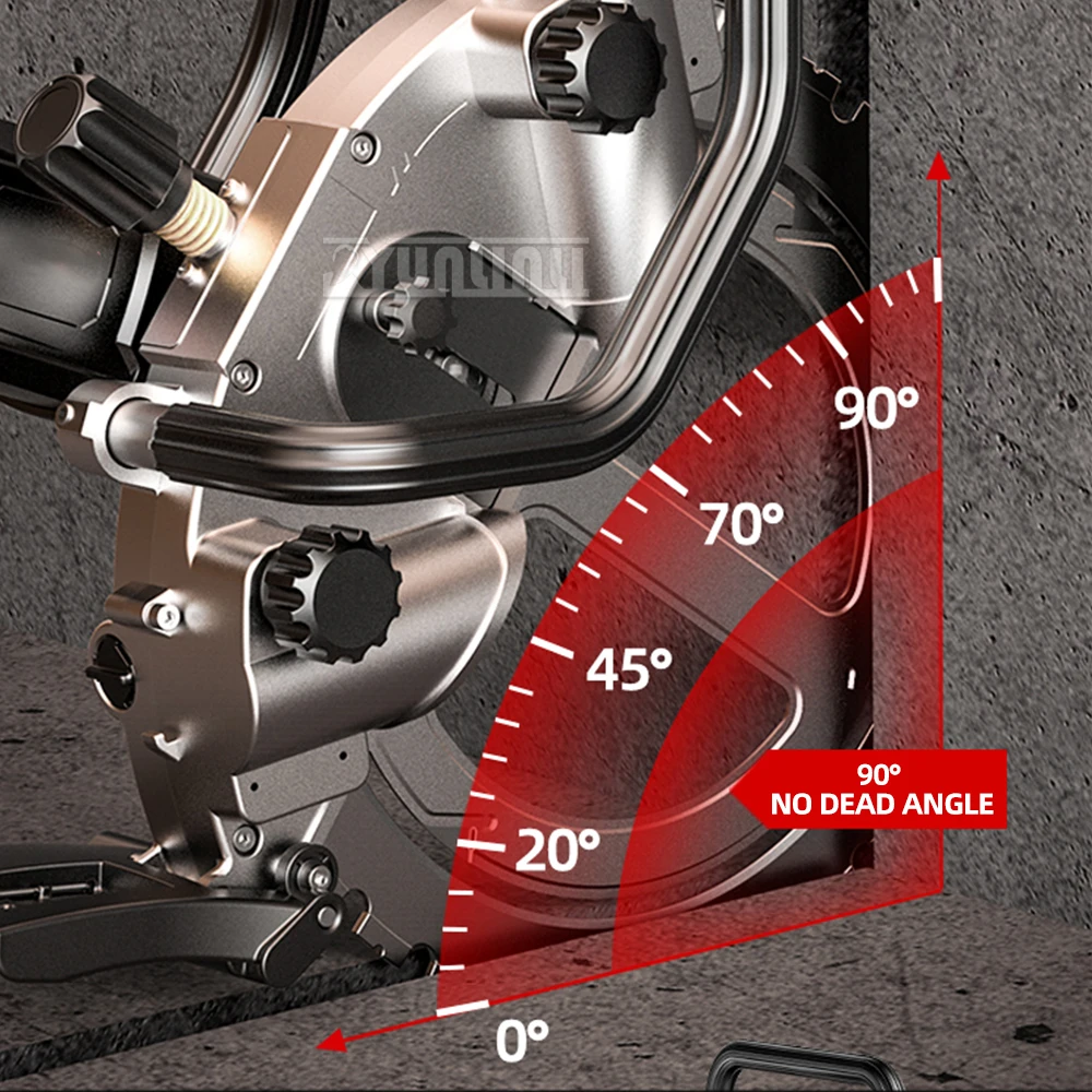 High-power ring saw 0405 Concrete road cutting machine Concrete road saw for stone slotting and wall cutting