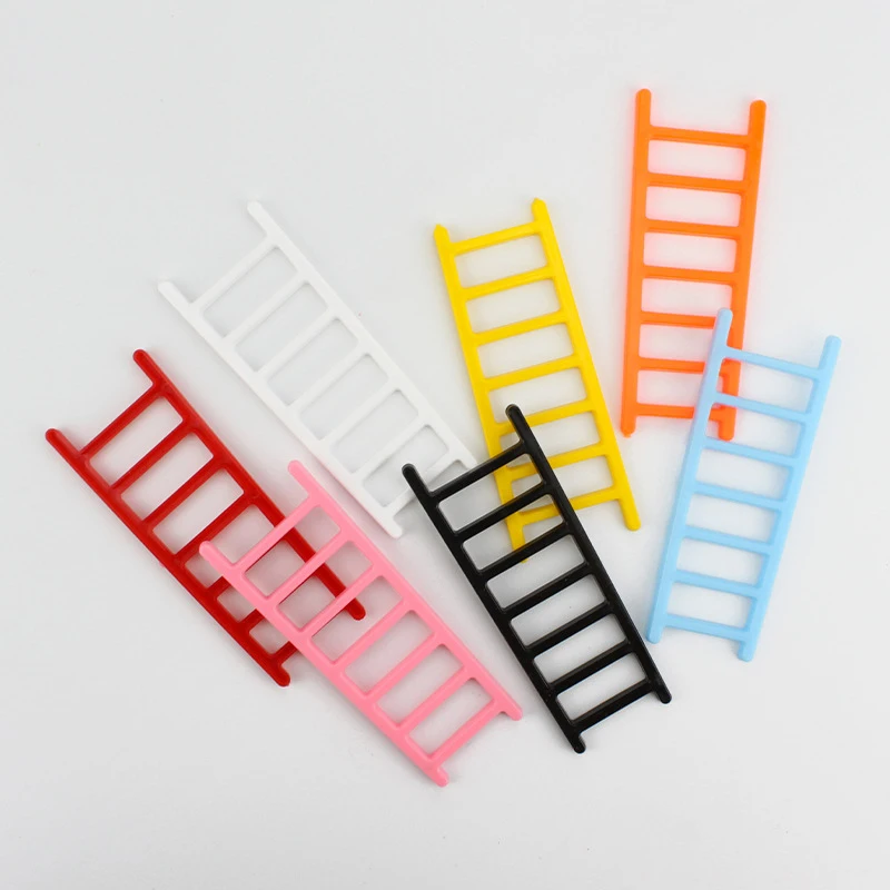 5 قطعة سلم بلاستيكي صغير ملون كعكة الديكور زخرفة الأثاث حفلة عيد ميلاد كعكة لوازم الديكور