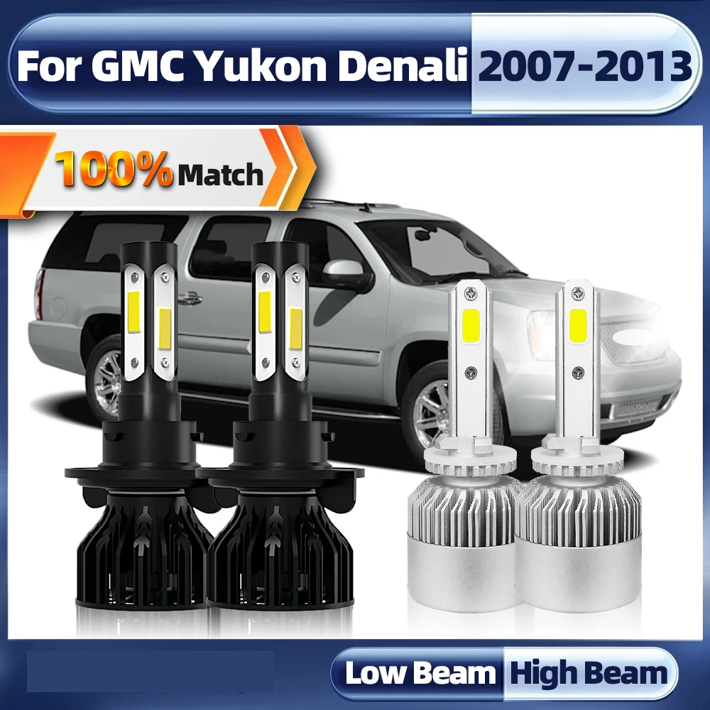 

40000LM 240W LED Headlights H13 Canbus Car Light Bulbs 5202 Turbo Fog Lamp For GMC Yukon Denali 2007-2009 2010 2011 2012 2013