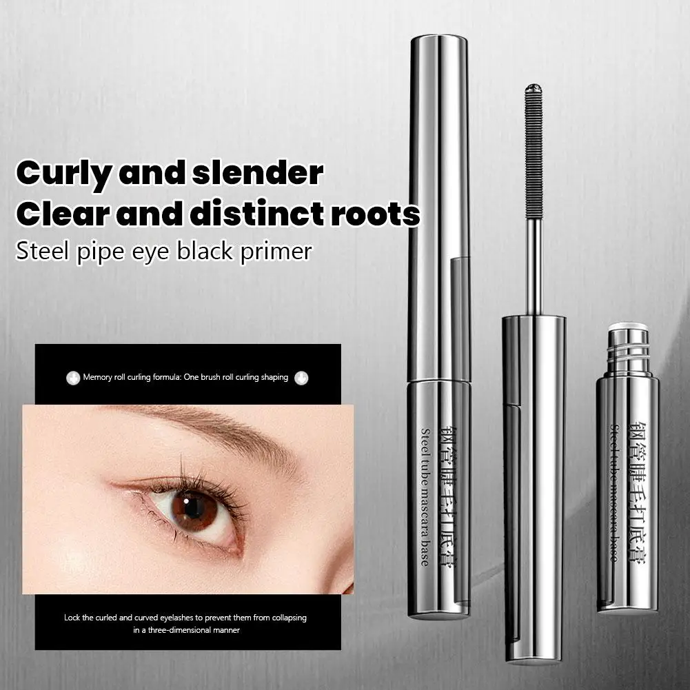 1/2/5 Stuks Dichte Slanke Duurzaam Oog Zwarte Crème Waterdicht Niet Vlekken Stalen Buis Wimper Primer perfecte Make-Up Look Mascara