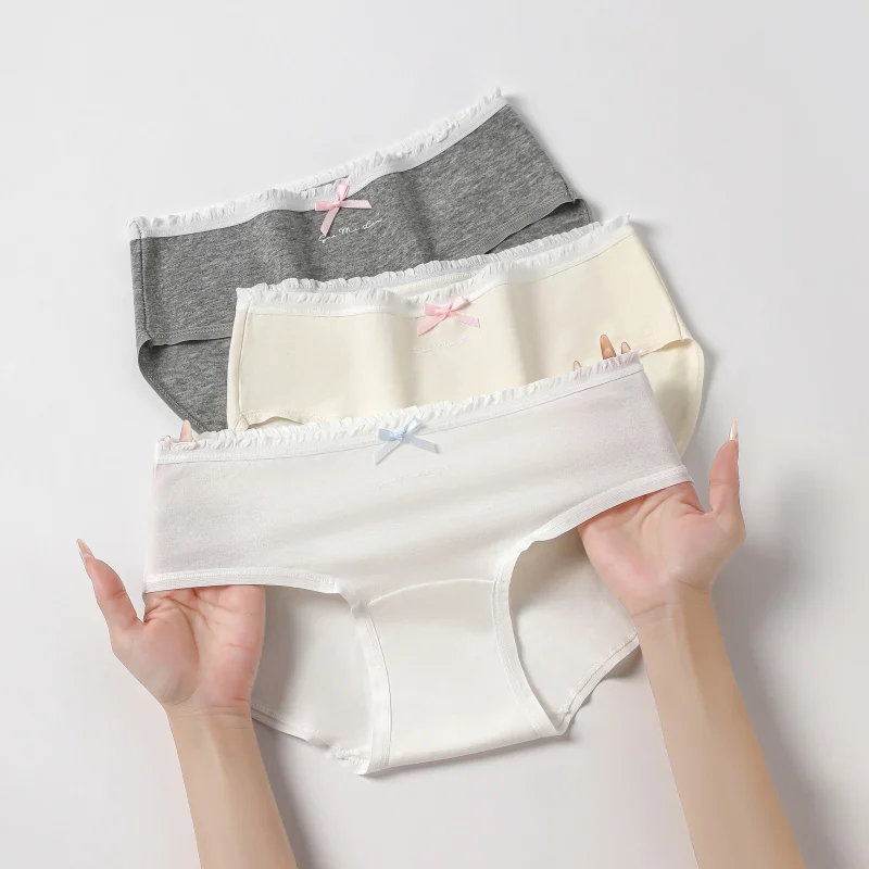 シームレスコットンパンティー,女性用,ソフトベリー,下着,ランジェリー,ブリーフ,下着,スポーツ,女性用,3個