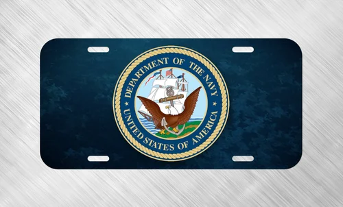 New for United States Navy License Plate Auto Car Tag FREE SHIP USA US Aluminum