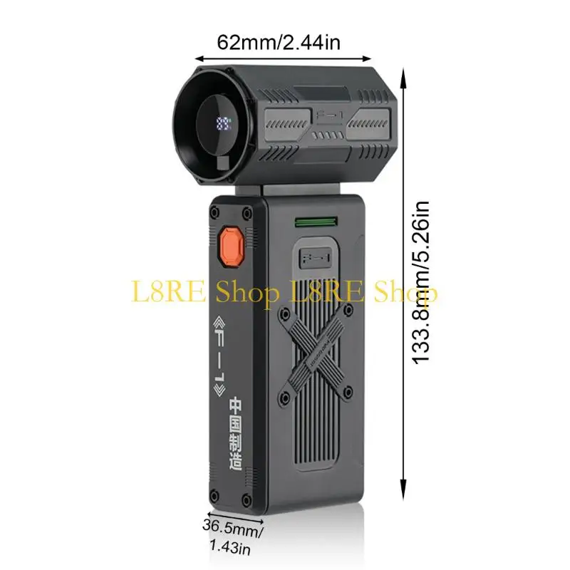 L8RE مركبة مروحة تبريد مروحة الهواء المنفاخ مريحة صغيرة محمولة مروحة 4000MAH مكتب مروحة صغيرة الجدول مروحة مناسبة للتخييم