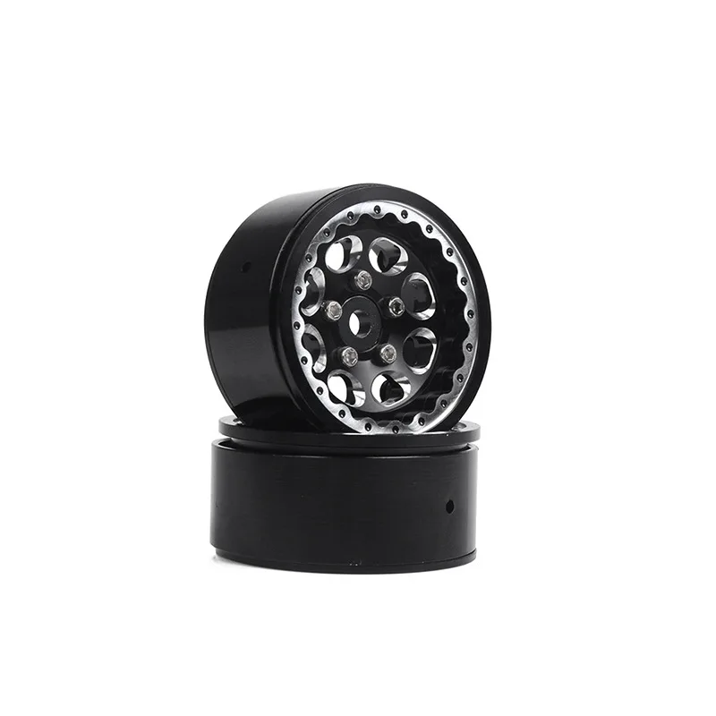 1.9 Inch Aluminum Wheel Rims One Piece for RC Crawler Upgrade Fits TRX-4 SCX10 Axial D90 view 5