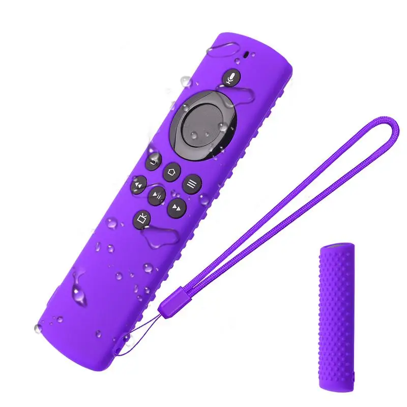 TV Remote Cover Soft Silicone Remote Control Case Protective Shockproof Home TV Remote Control Skin Sleeve Tight Fit For Flats