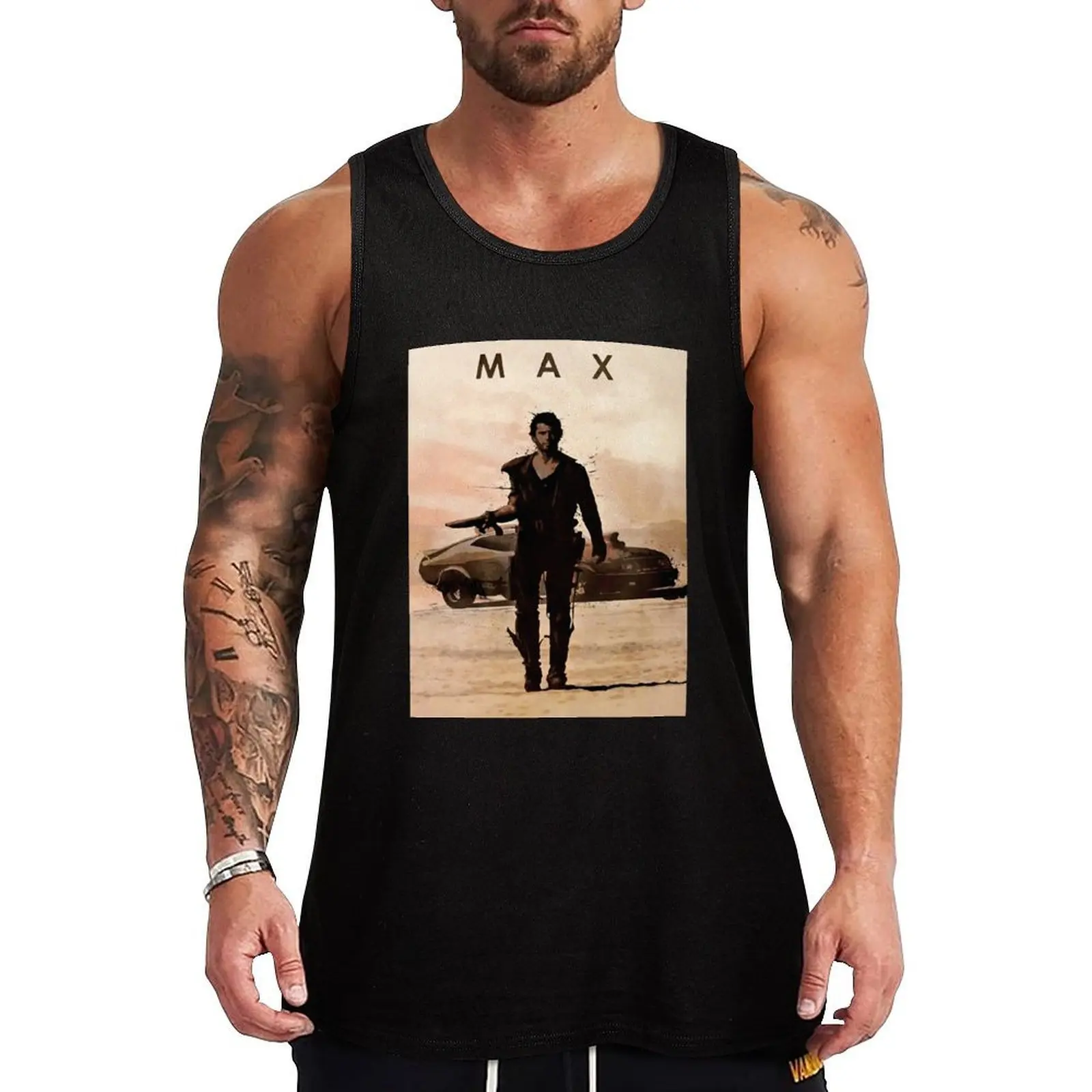 

Max rockatansky- V8 Interceptor - Car Legends Tank Top Sports clothing Vest male gym men T-shirts men