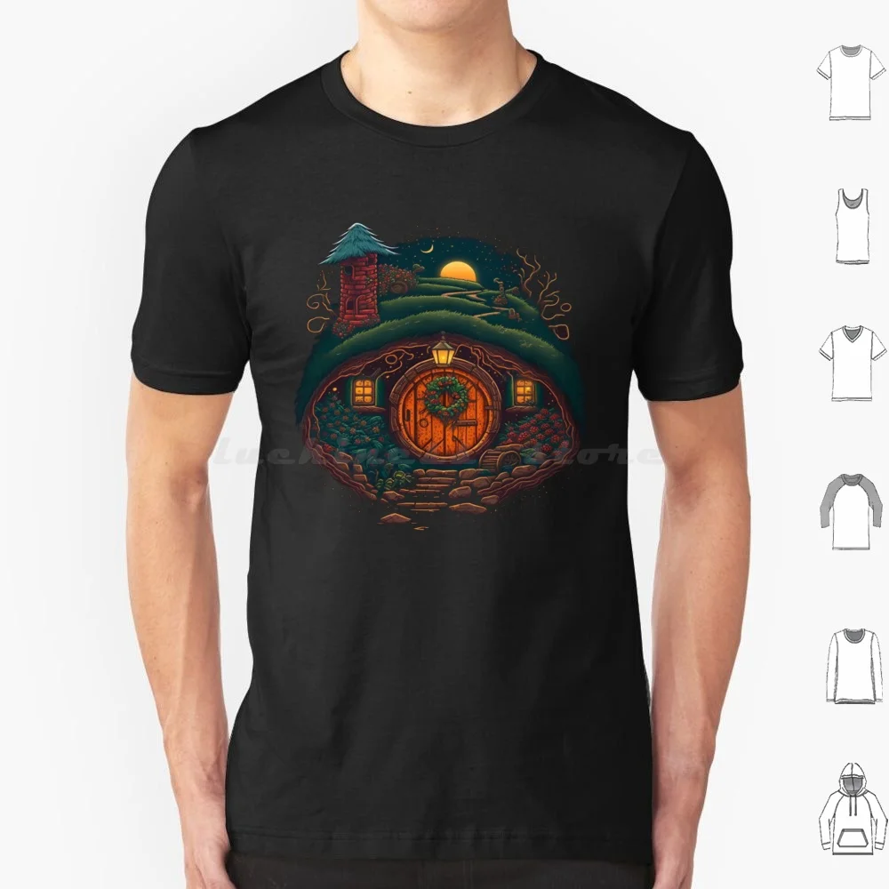 

A Halfling Home By Christmas Round Doors Fantasy T Shirt Men Women Kids 6xl 4k The Stream Map The Best Seller The The Movie