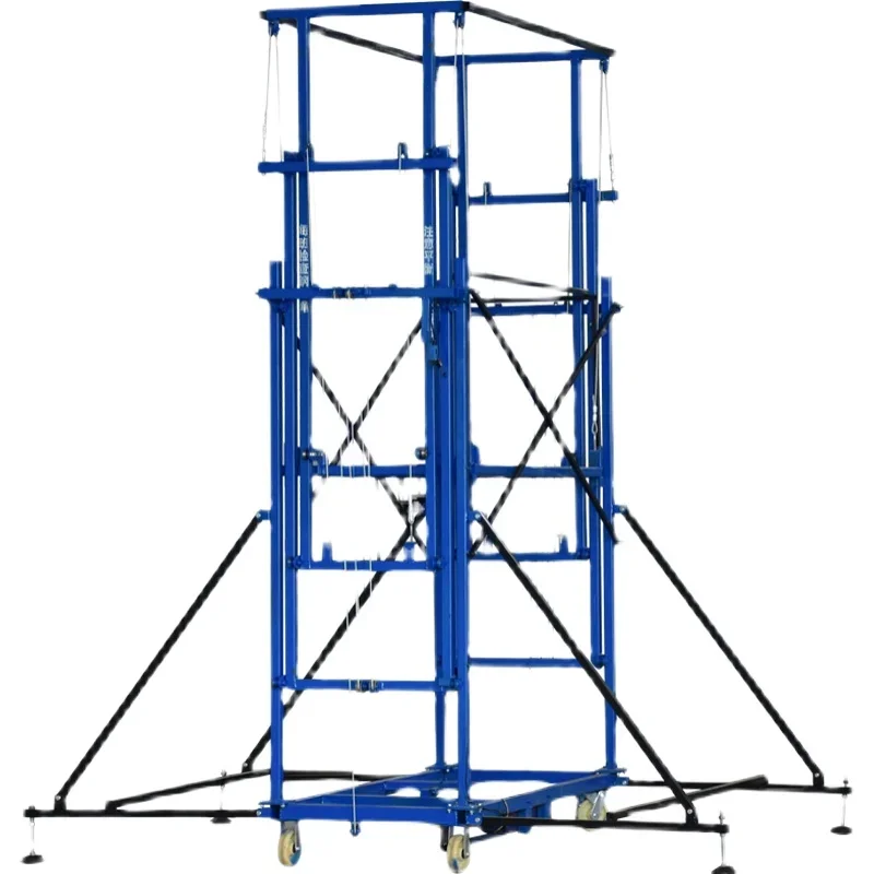 

Электрический подъемник для строительных лесов, складной домашний декор, небольшая автоматическая подъемная платформа, подъемник с дистанционным управлением