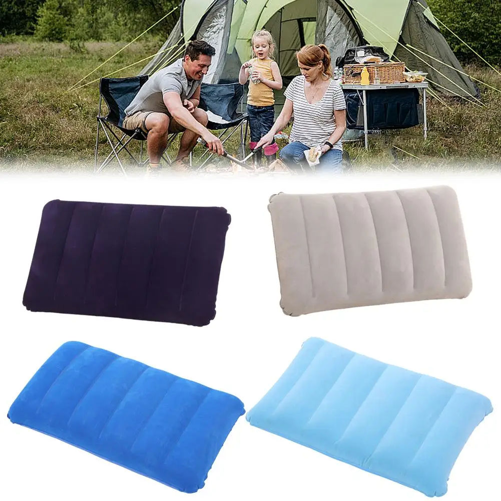 Inflatable Neck Pillow Office Plucked Napping Cushion Portable Outdoor Camping Tent Travel Sleep Pillow Cervical Cushion Pillows