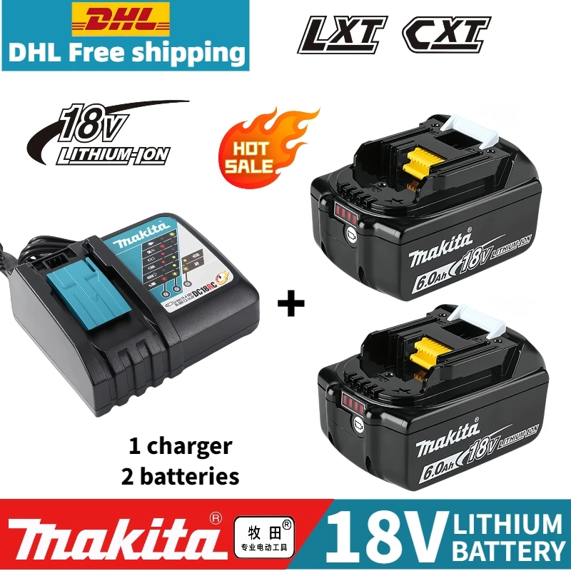 

Original Makita 6Ah/5Ah/3Ah lithium battery for makita 18v battery BL1830 BL1840 BL1850 BL1860 BL1860B BL1815 BL1830B BL1850B