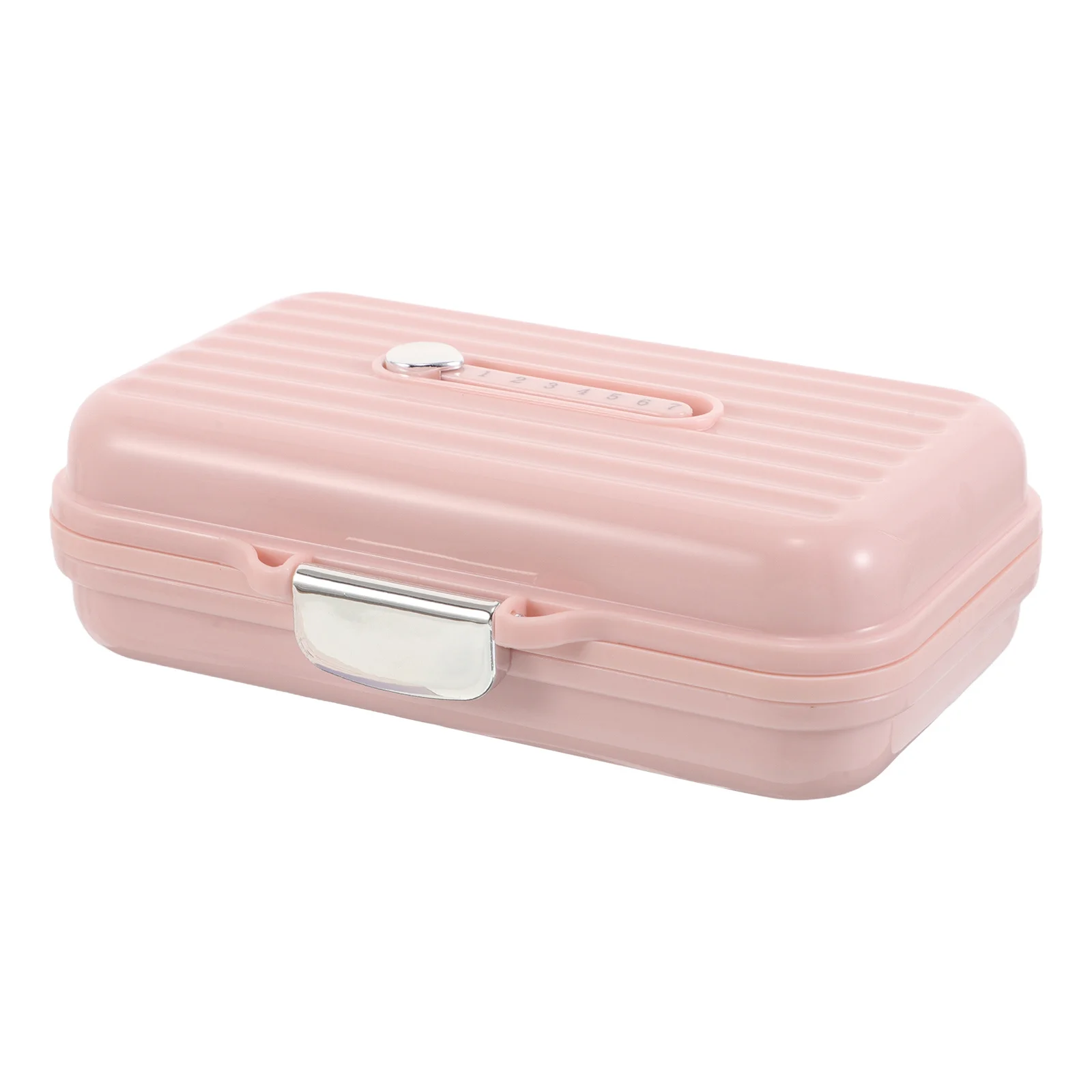 

Еженедельный 7-секционный органайзер для таблеток, компактный портативный футляр для лекарств, карманный дорожный держатель для таблеток, небольшой футляр для лекарств