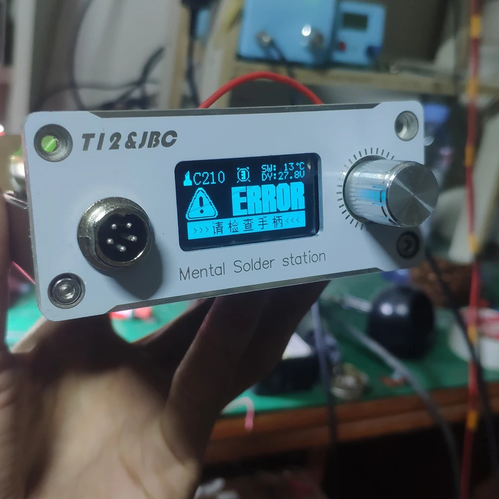 Imagem -06 - Controlador Placa de Controle 0.96 Display Oled Digital Ferro Solda Elétrica Estação 12v 24v Hakko Jbc245 210 936 T12