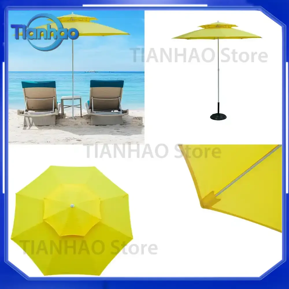 Wholesale Luxury Portable Beach Umbrella for Outdoor Patio Use Customized for 2026