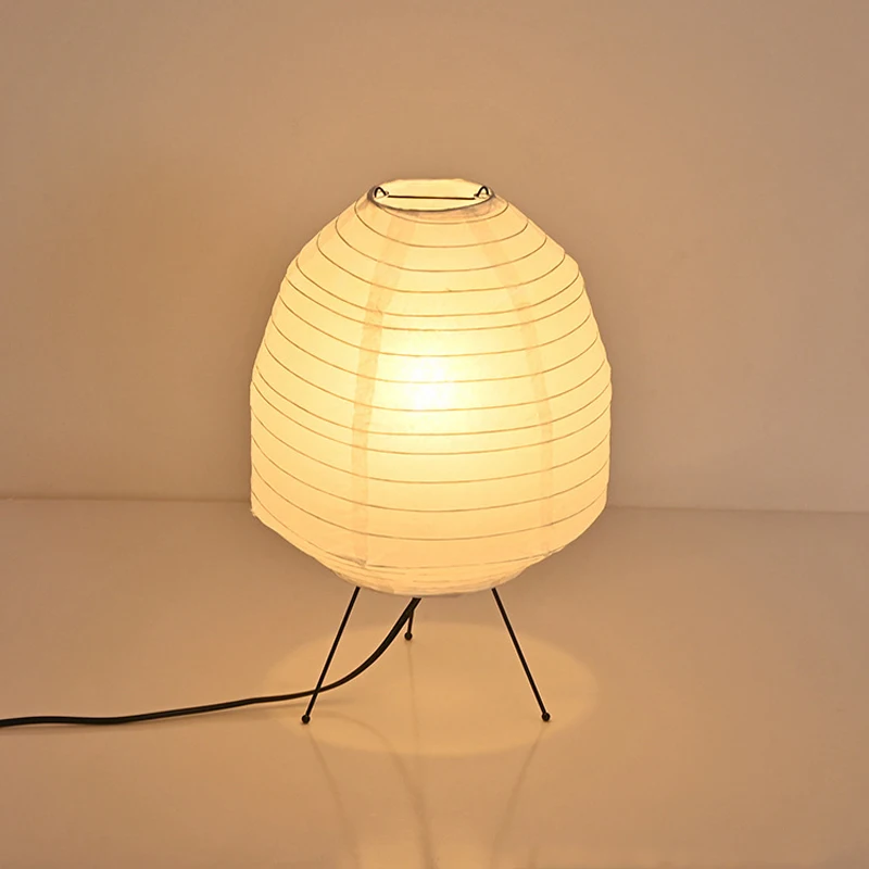 Japanese Rice Paper Table Lamps Design Akari Noguchi Yong Desk Lamp Bedroom Home Decor Study Living Room Lantern Light Fixtures