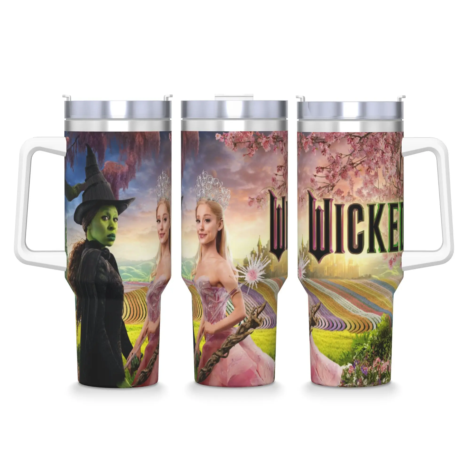 

Stainless Steel Tumbler Wicked Movie Thermal Cups Portable Hot Drinks Car Mugs Travelist Custom Water Bottle