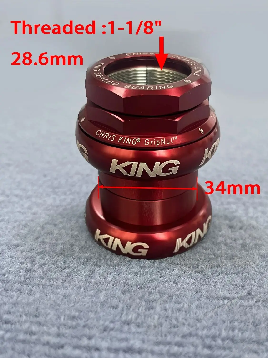 AliExpress NONE Bicycle bowl set  for Brompton 1-1/8 Bicycle Headset 34mm bowl set head tube