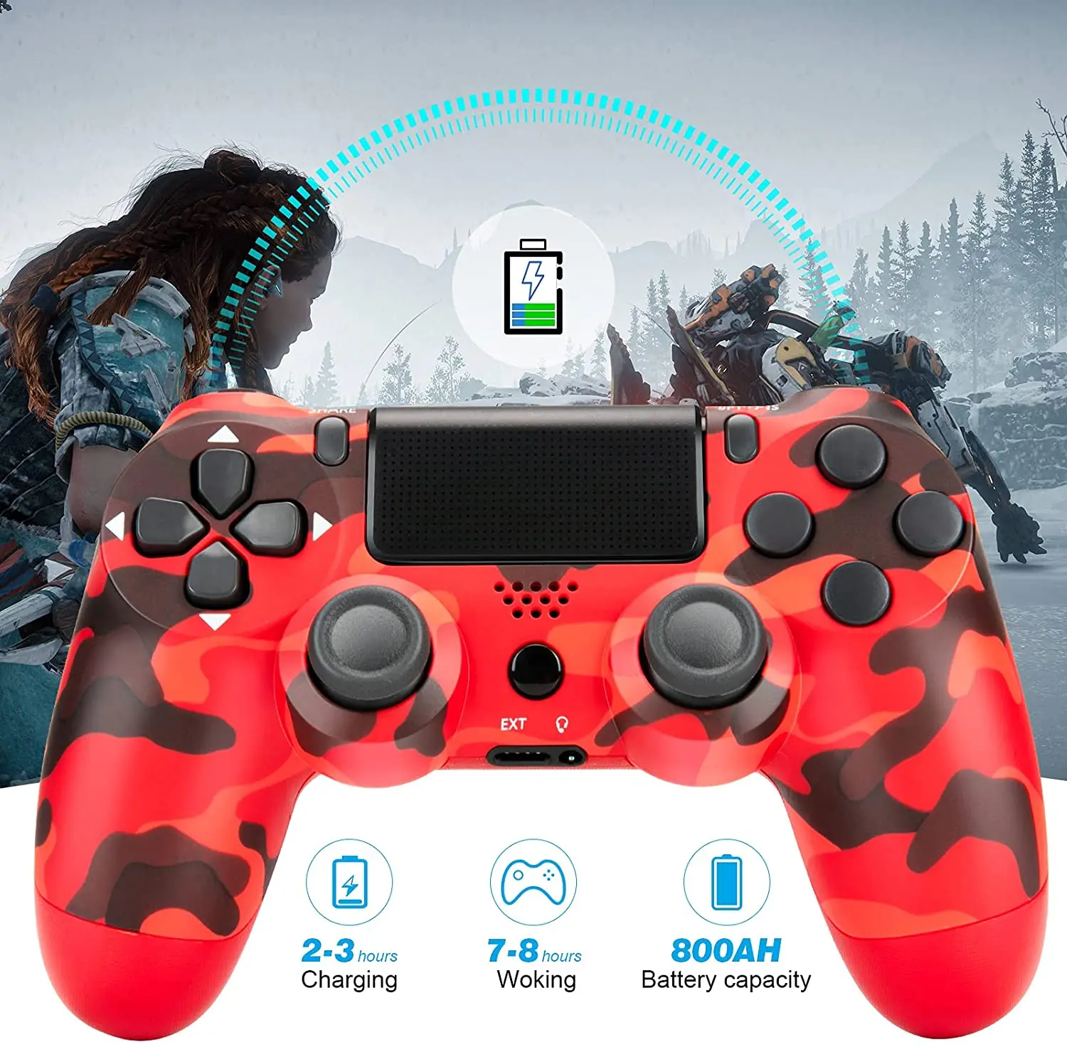 For SONY PS4/Slim/Pro Wireless Controller Support Bluetooth Wireless Gamepad for PlayStation4 Joystick Console for PC/Android