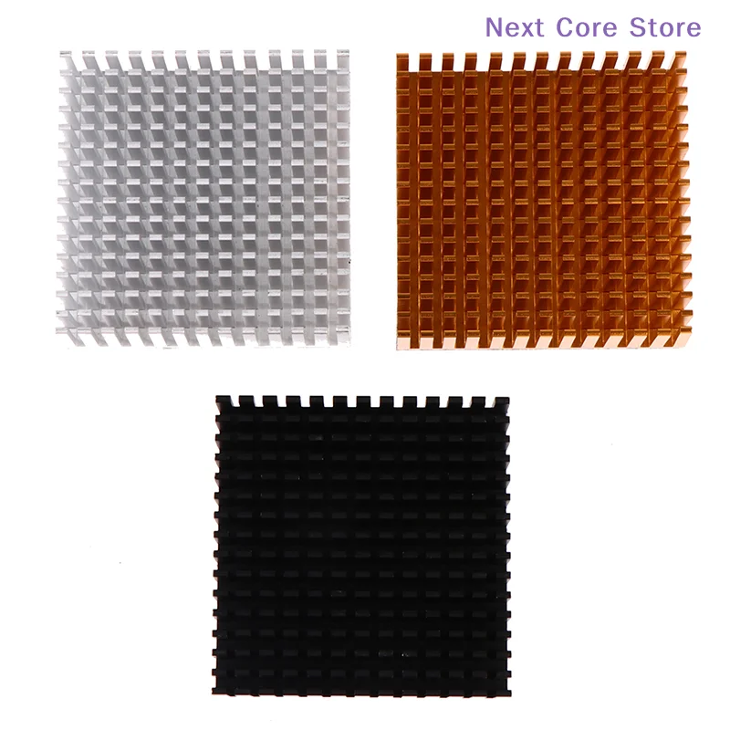 1Pc Aluminum Heatsink 50*50*15MM Panel Heat Sink CPU Power IC Chip Cooler Radiator