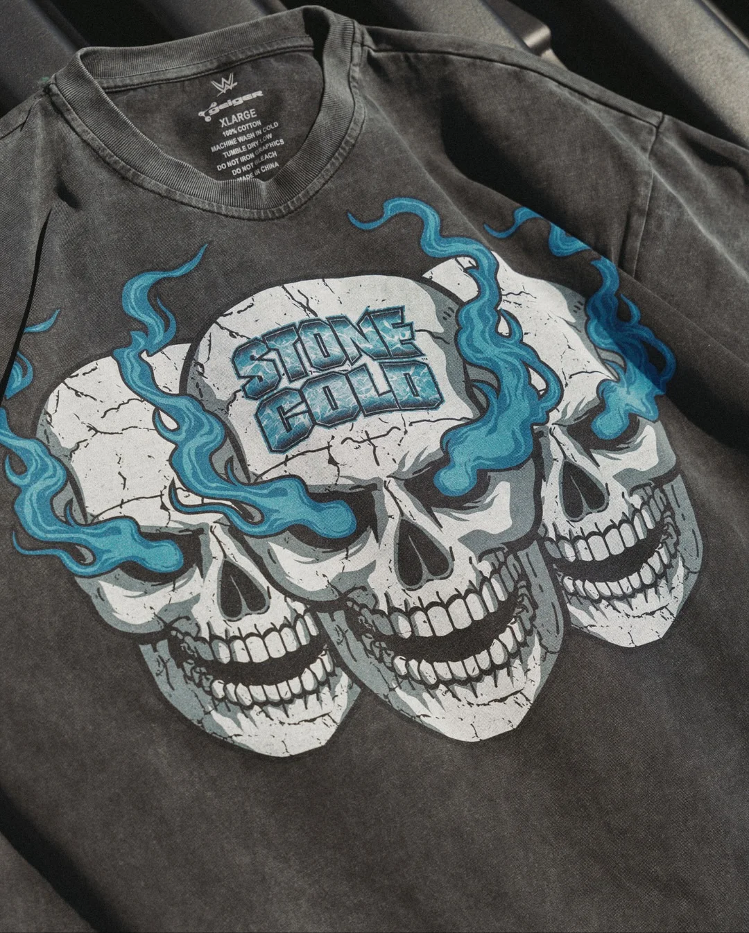 Blue Flame Skull Sport Graphic t shirts Women Men Harajuku Retro Hip Hop Oversized Cotton Short Sleeve T Shirt Men Women Clothes