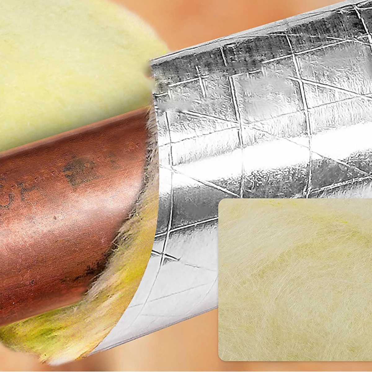 غلاف عازل للأنابيب عازل للحرارة عازل للماء عازل فعال للمشاهد - شتاء صناعي خارجي، منزل