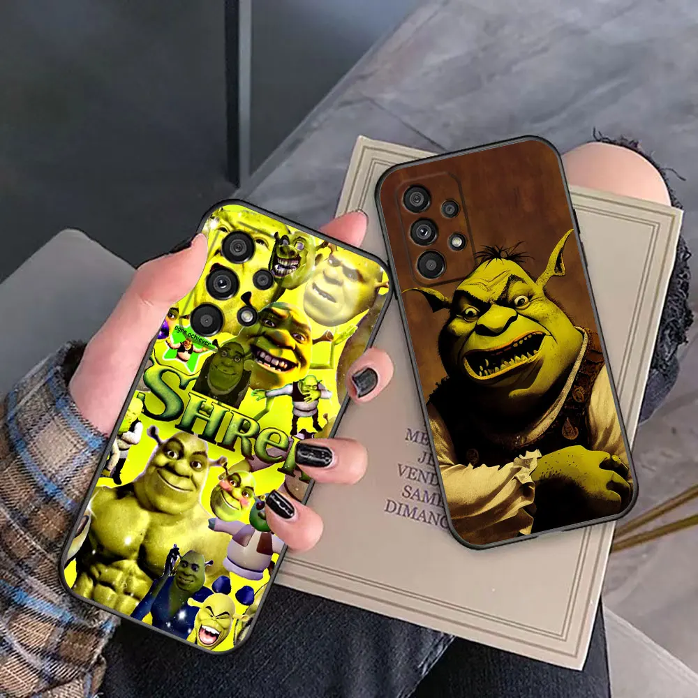 Happy Monster S-Shrek Phone Case For Samsung A12 A13 A14 A20S A21S A22 A23 A32 A33 A34 A35 A42 A51 A52 A53 A54 A55 4G 5G Case