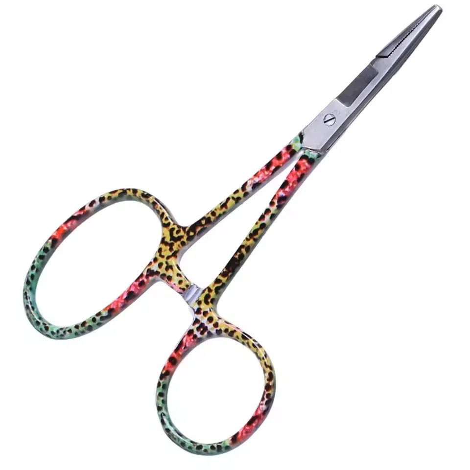 MAXIMUMCATCH Gebogene Hemostats Fliegenfischen Zange Edelstahl Haken Saubere Schneidklingen Angelwerkzeug Zubehör – Detail 22