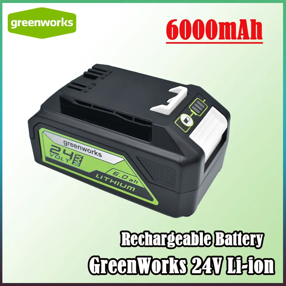 

Greenworks Battery 24V 6.0AH Greenworks Lithium Ion Battery (Greenworks Battery) The original product is 100% brand new