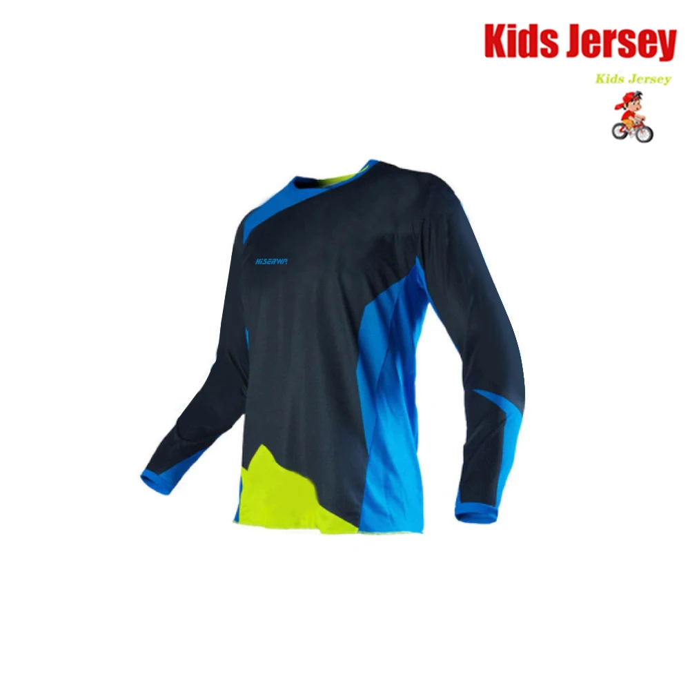 Motocross Jersey voor kinderen Downhill Fietsshirts Mountainbike Shirt Motorfiets MTB T-shirt voor kinderen Fietskleding