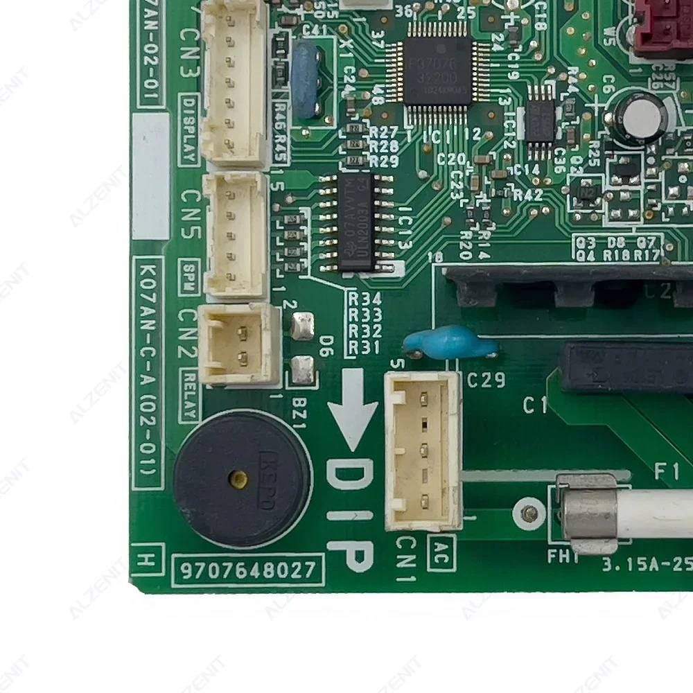 Używany do płyty sterującej klimatyzatora Fujitsu K07AN-C-A(02-01) Obwód PCB K07AN-02-01 9707648027   Części kondycjonujące