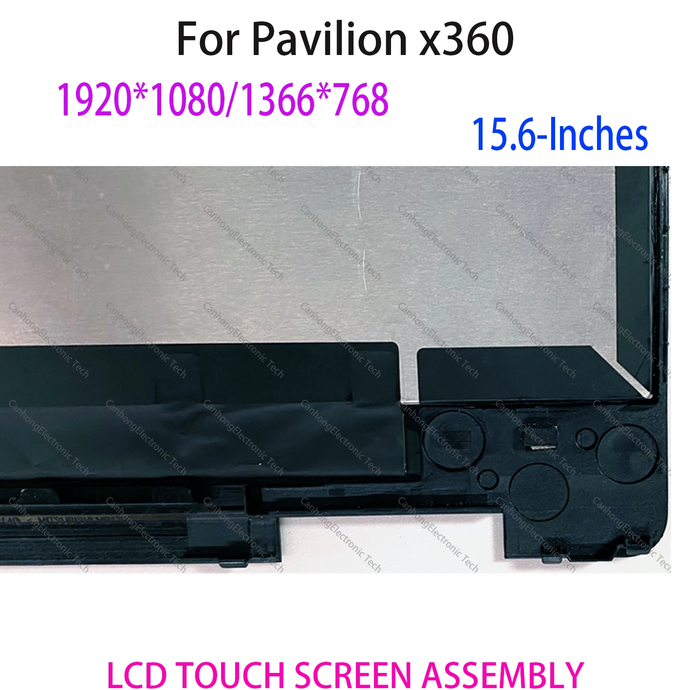 Imagem -04 - Display Display Display Lcd Tela de Toque Vidro Digitador Assembléia Fhd hd para hp Pavilion 15-dq Série 15-dq1050nia 15-dq1996nz 15-dq1994n 15.6