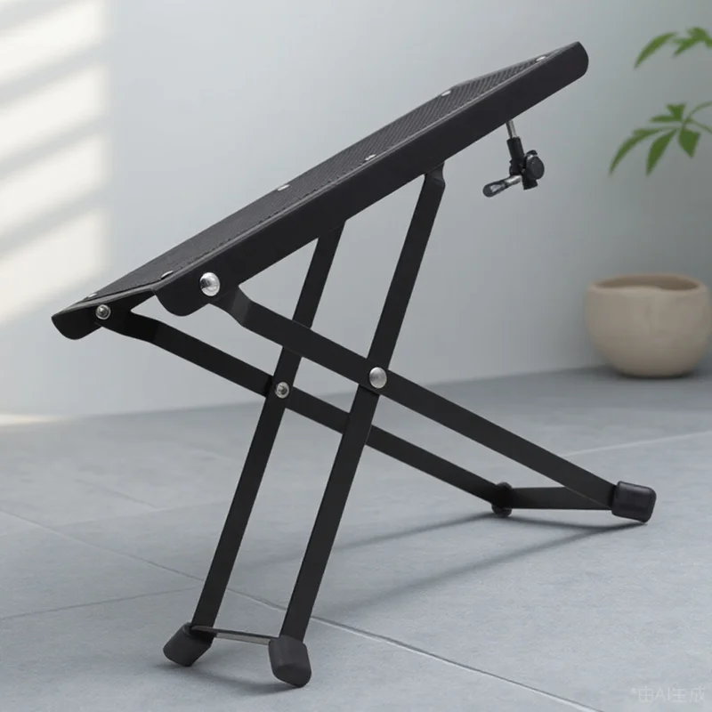

Foldable Guitar Foot Rest Sturdy Foot Stool Classical Acoustic Guitarist Practice Accessories Guitar Stool Musician Accessories