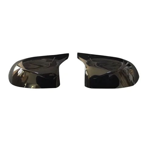 Накладка на боковое зеркало заднего вида для BMW F25 X3 F26 X4 F15 X5 F16 X6 2014 2015-2018 Ярко-черный стиль из углеродного волокна