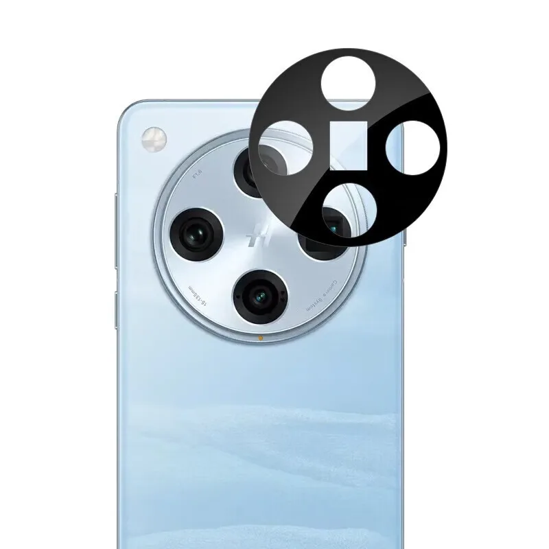 Capa de lente de câmera 3d para oppo encontrar x8 pro, protetor de câmera de vidro temperado traseiro para oppo findx8 findx8pro, filme de anel de lente