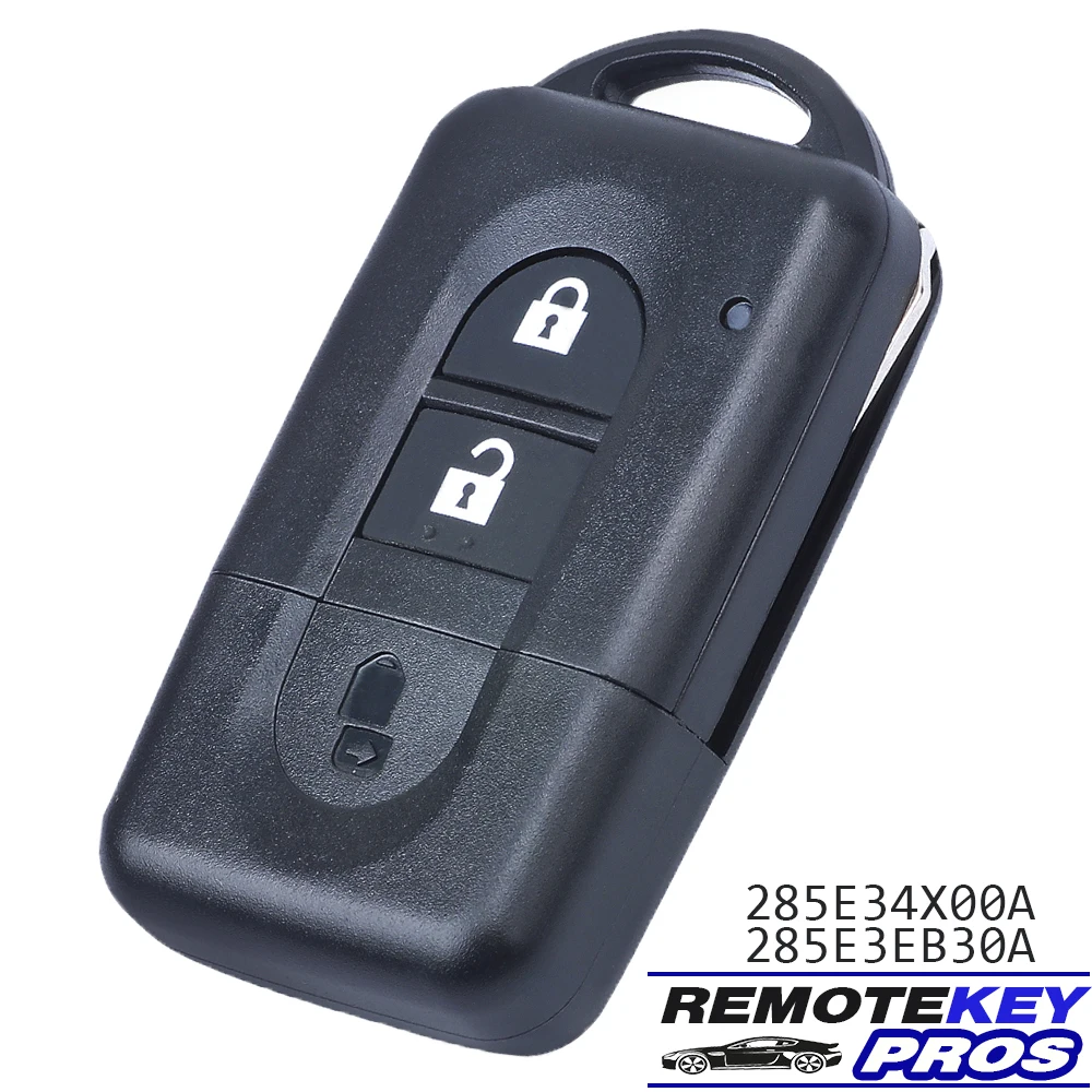 DIYKEY P/N: 285E34X00A, 285E3EB30A 433MHz ID46/4D60 Chip Smart Remote Key 2B Fob do Nissan Juke Navara Micra Xtrail Qashqai Duke