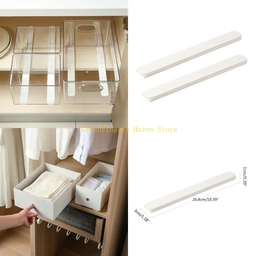 

F68D 2Pcs Pull out Track for Cabinet, Storage Rack Track Pull Basket Telescopic Track
