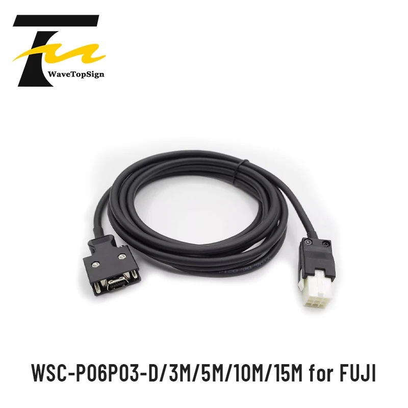 WaveTopSign Servo Motor Encoder Cable WSC-P06P05-D WSC-P06P03-D WSC-P06P08-D for FUJI