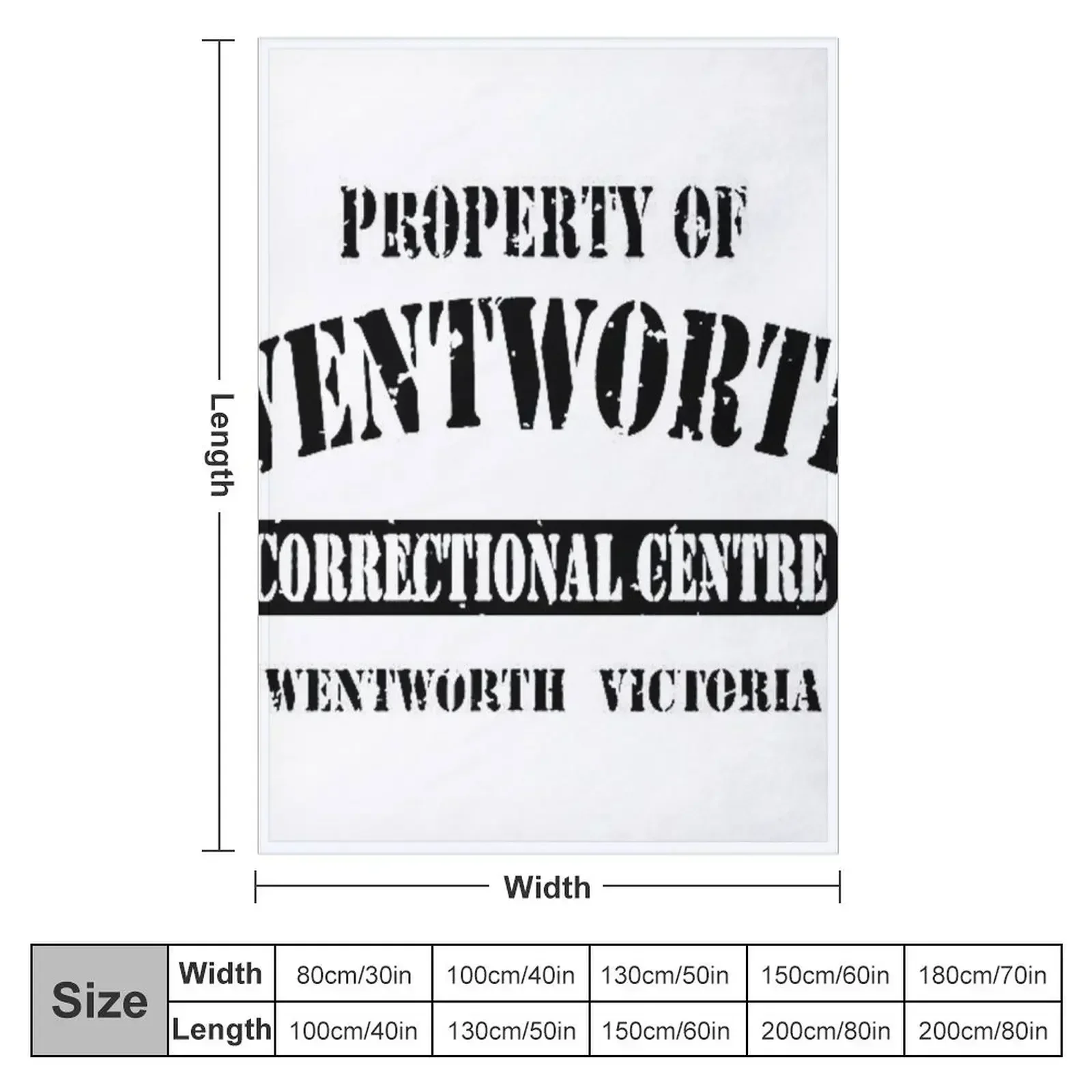 Wentworth Correctional Center Throw Blanket Blankets For Bed Retros Hairys Luxury Throw Blankets