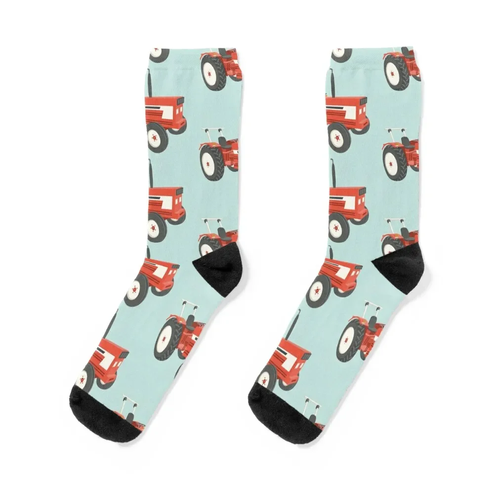 

Old Farm Tractor Socks christmas gift cool anti slip football Sports Woman Socks Men's